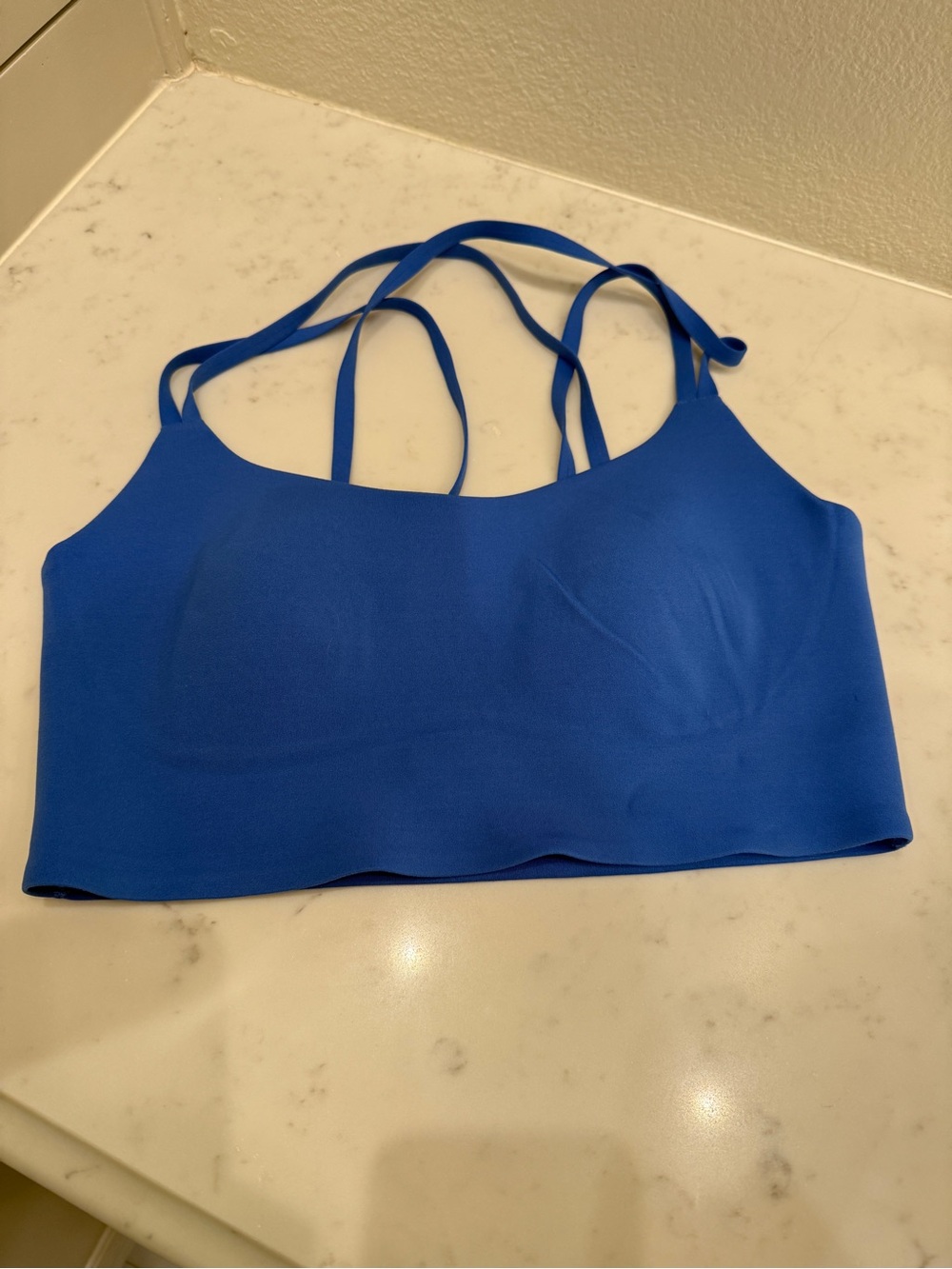 OFFLINE by Aerie Blue Strappy Seamless sports bra